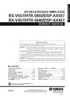 Yamaha DSPAX-457 - Service Manual